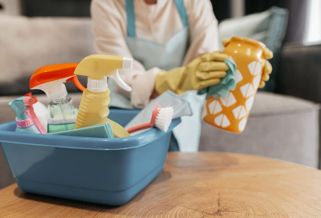 Apartment Cleaning woman cleaning a house